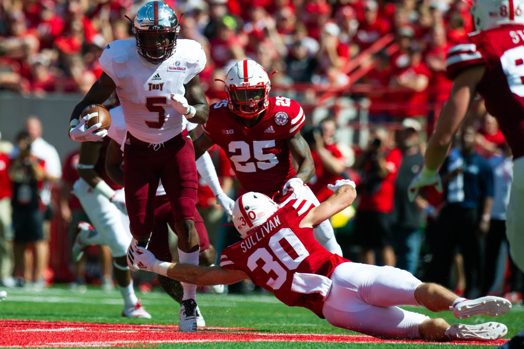 Troy vs. Nebraska, 9/15/18
